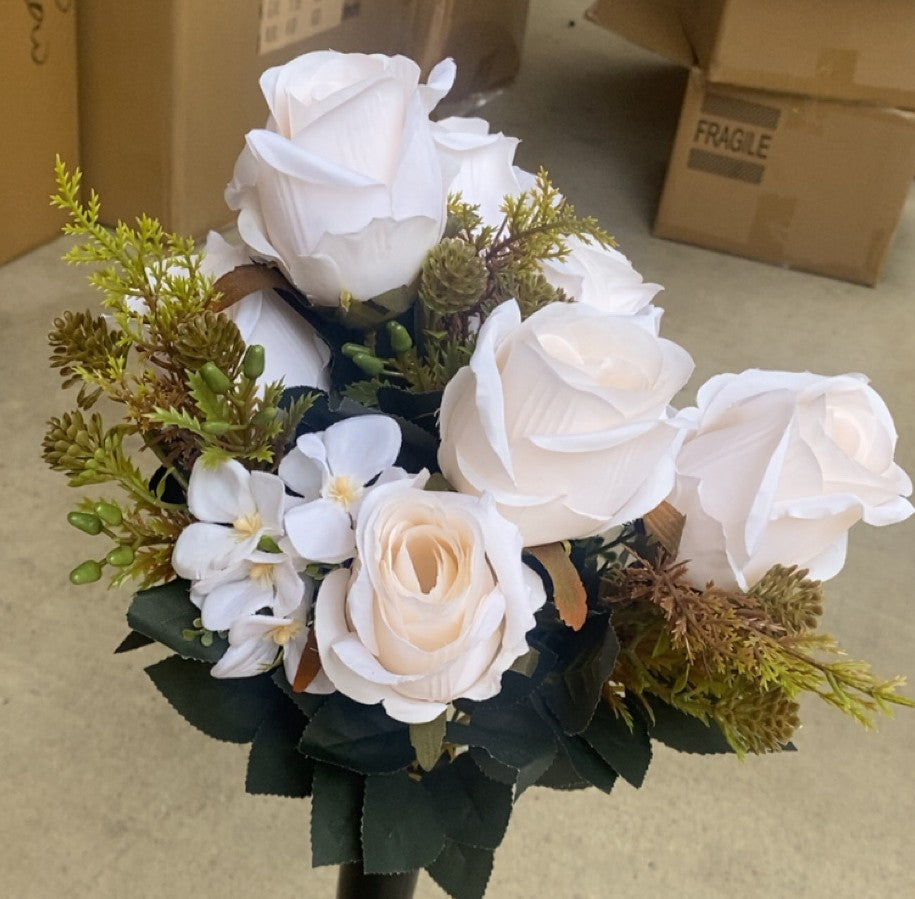 ROSE BUD/HYD MIX X 13-CREAM-81921