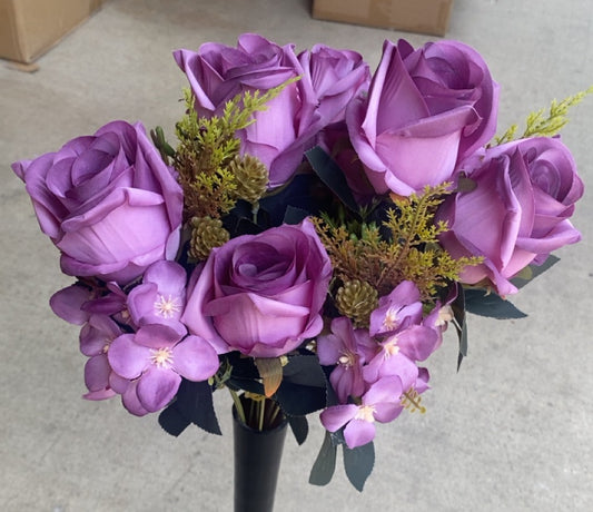 ROSE BUD/HYD MIX X 13-PURPLE-81924