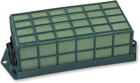 9.5" FLORAL CAGE-GREEN-FNUS01WFU