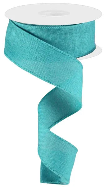 1.5" x 10yd Royal Burlap-Lt Teal-RG1278A6