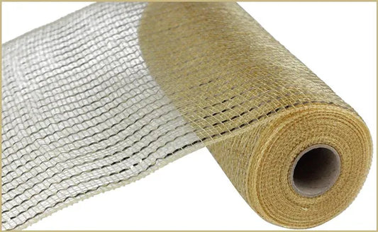 10" x 10yd Wide Foil Mesh-Champagne Gold/Foil-RE1366MT