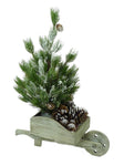 18 in Northstar Pine Tree In Wooden Cart - 83206CART