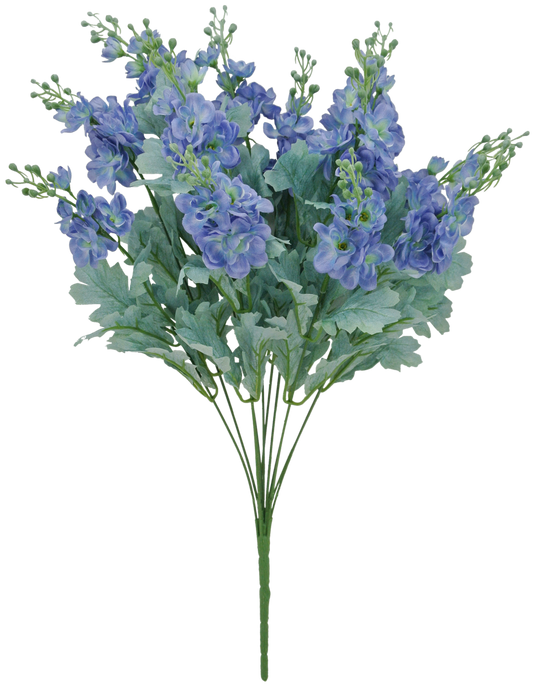 24 IN BLUE DELPHINIUM BUSH X 12 - 84296-BL