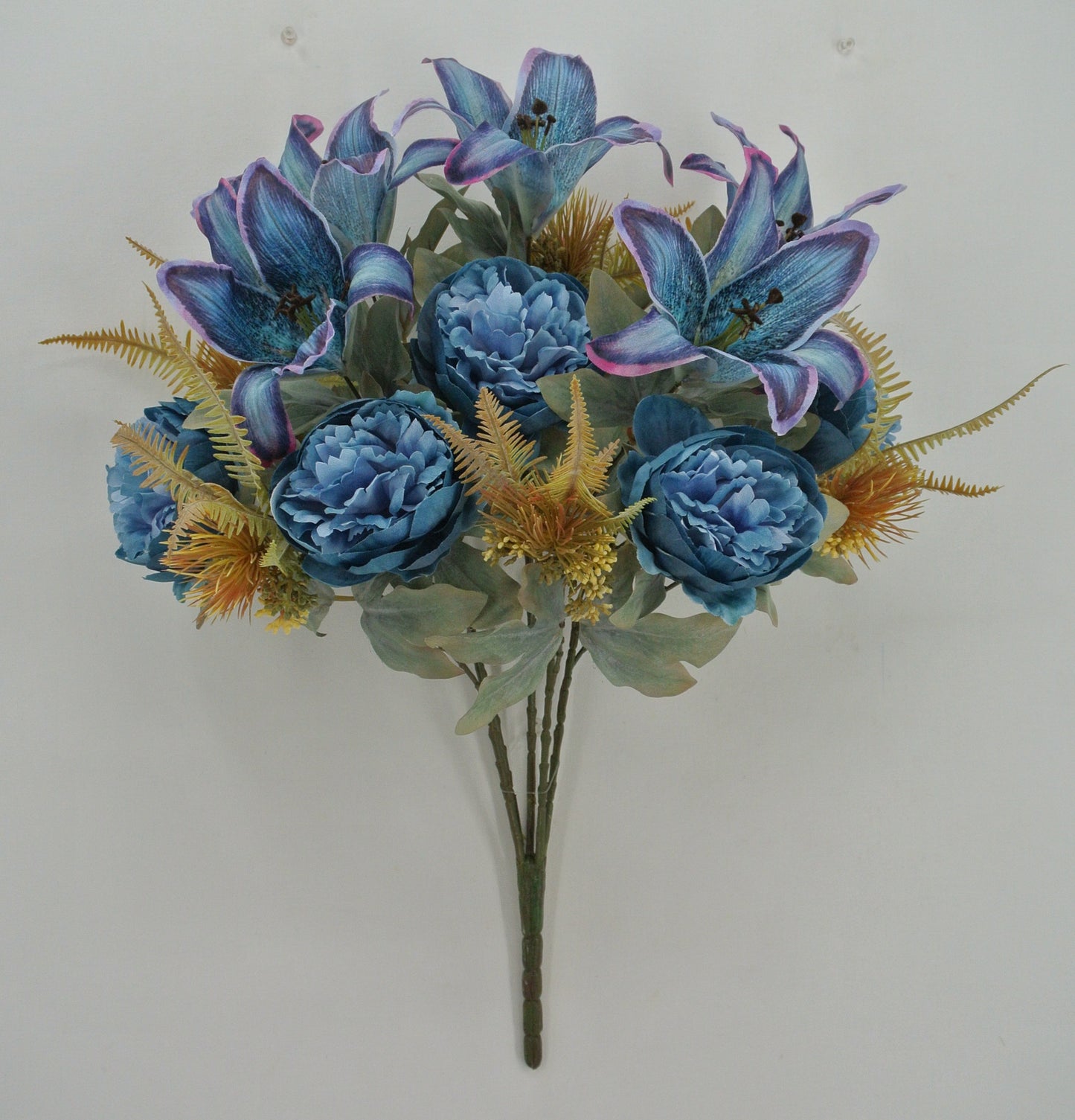 23 IN PEONY TIGER LILY BUSH X 15 - 84565-BL