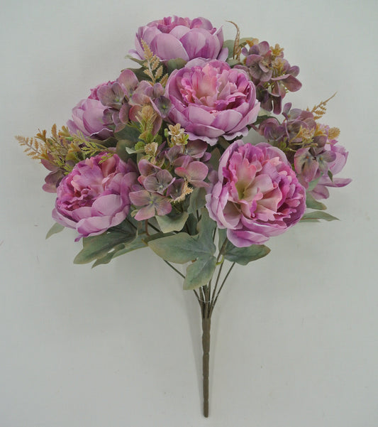 19 IN PEONY HYDRANGEA BUSH X - 84567-LILAC