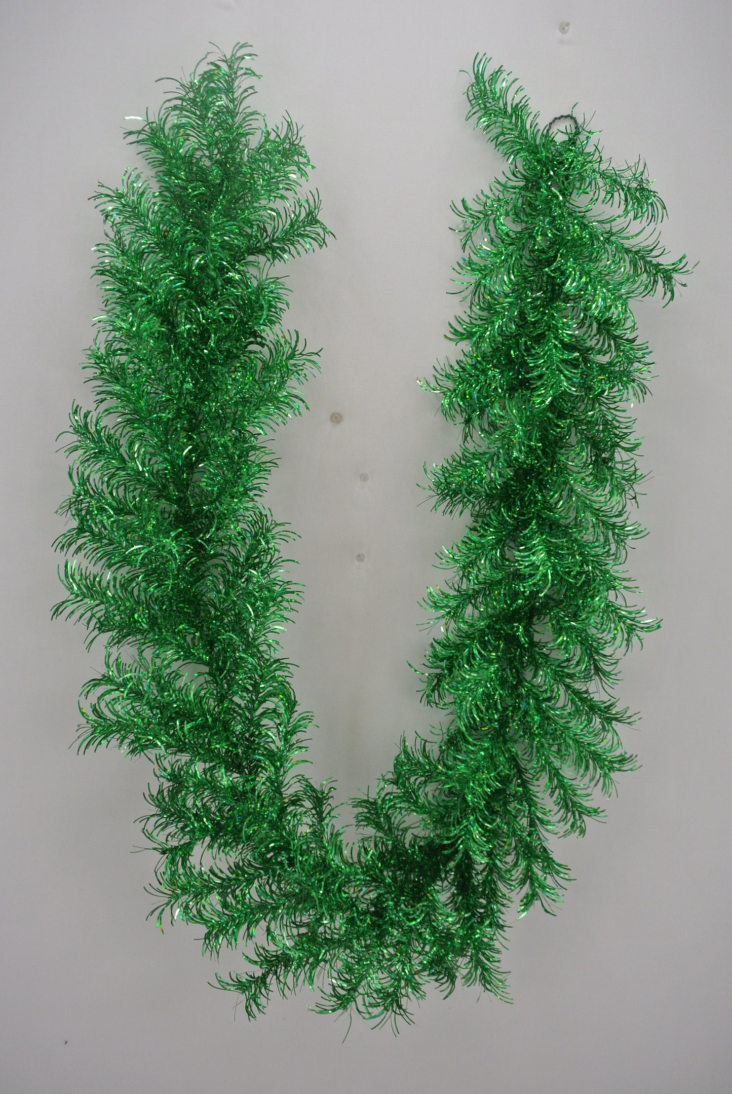 6 FT GREEN TINSEL GARLAND - 84575-GN