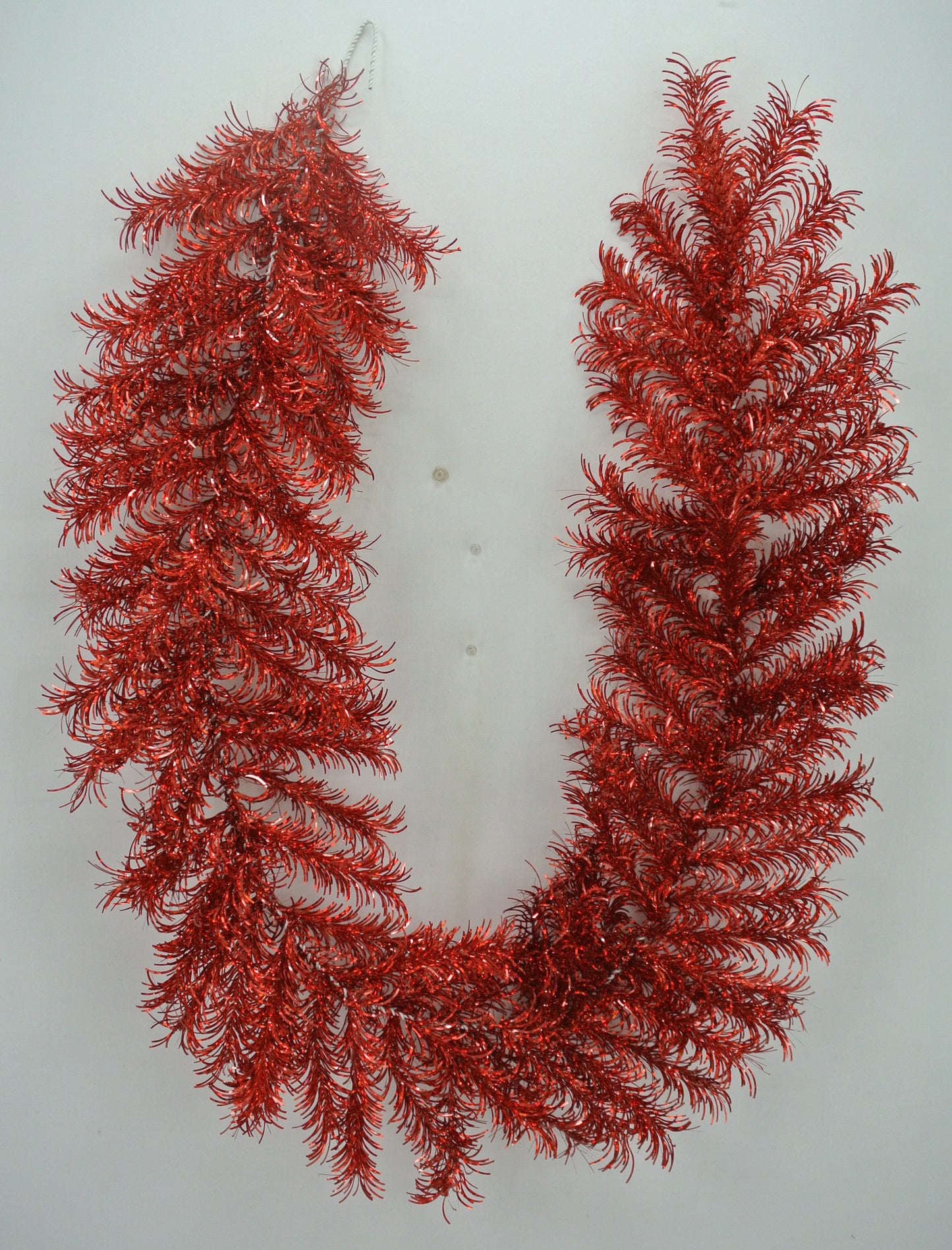 6 FT RED TINSEL GARLAND - 84575-RD