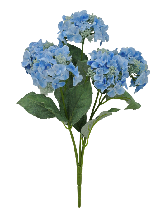 17 IN BLUE HYDRANGEA BUSH X 5 - 84845-BL