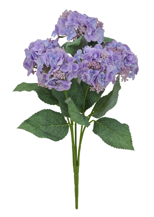 17 IN LAVENDER HYDRANGEA BUSH X 5 - 84845-LV