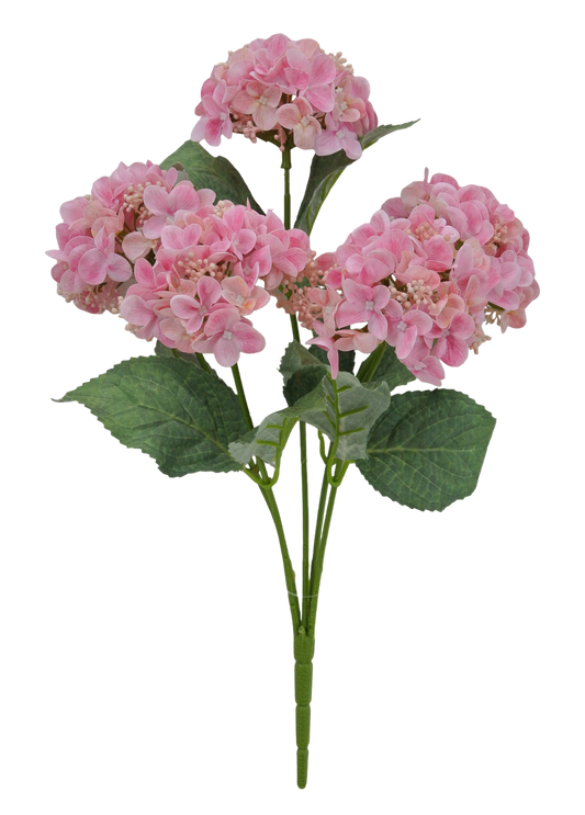 17 IN PINK HYDRANGEA BUSH X 5 - 84845-PK