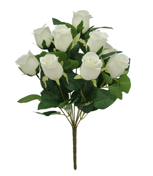 17 IN ROSE BUD BUSH X 9 -84885-CR