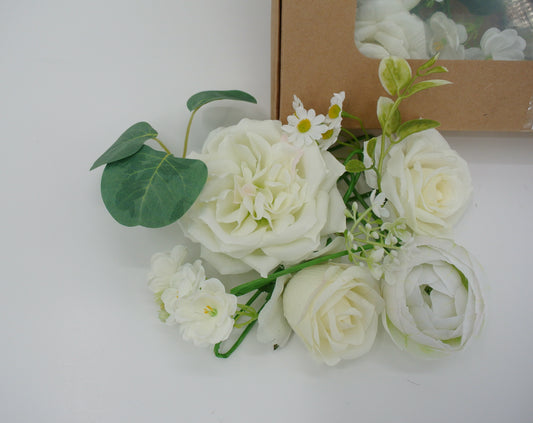 ROSE RANUNCULUS CABBAGE CORSAGE-85036-CR