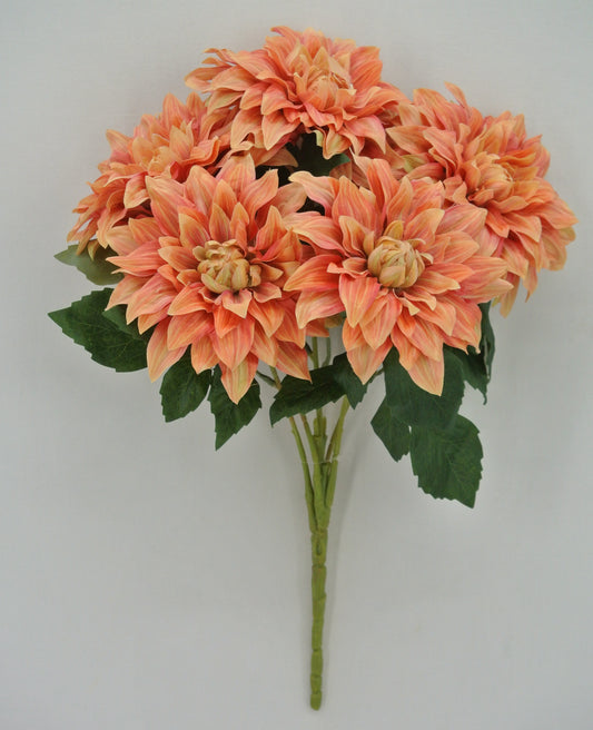 18 IN ORANGE DAHLIA BUSH X 5 - 85041-OR