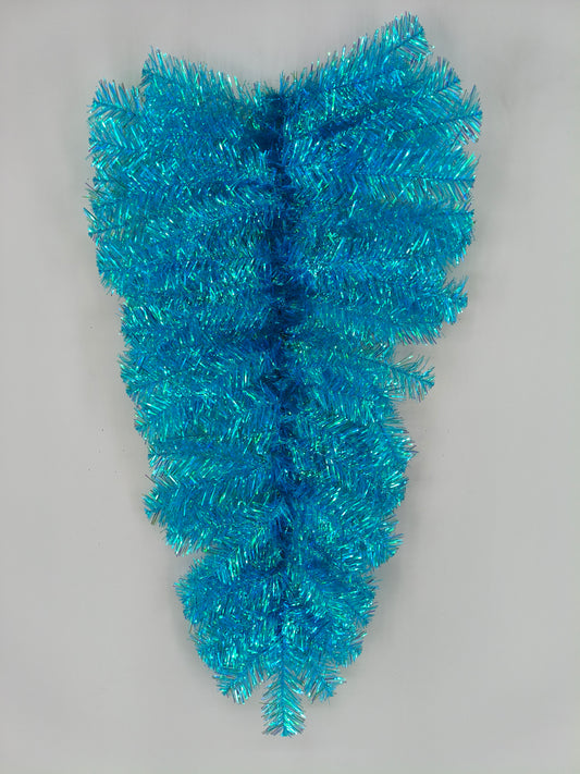 30 IN TINSEL TEARDROP SWAG - 85222-BL