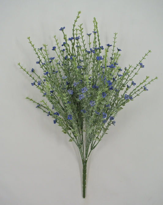 21 IN PLASTIC FLOWER W ICED- 85263-BL