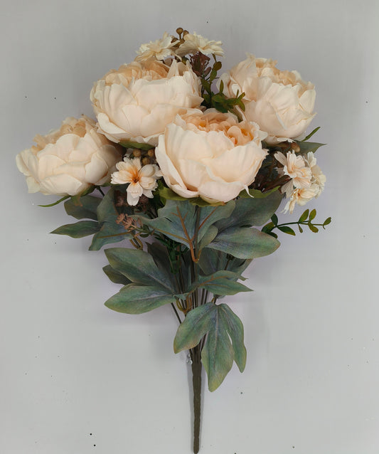 23 IN PEONY BUSH X 10-85323-BEIGE