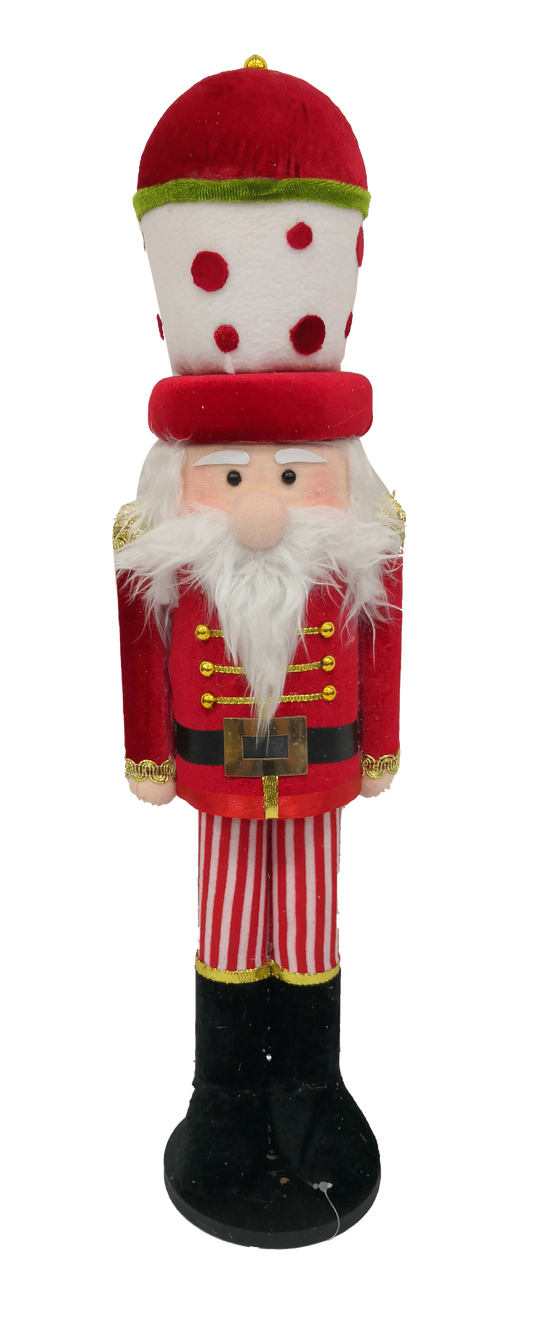 Red and White Décor Nutcracker H19xW5xD4 - 85377RDWT