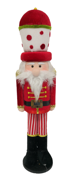 Red and White Décor Nutcracker H19xW5xD4 - 85377RDWT