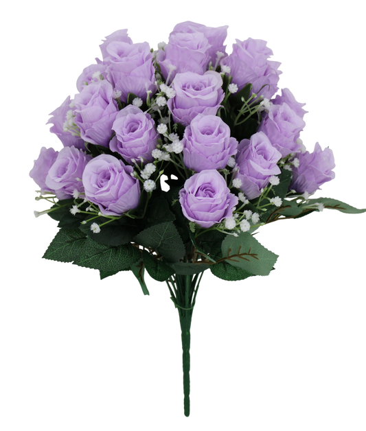 17 IN ROSE BUD BUSH X 24-85483-LV