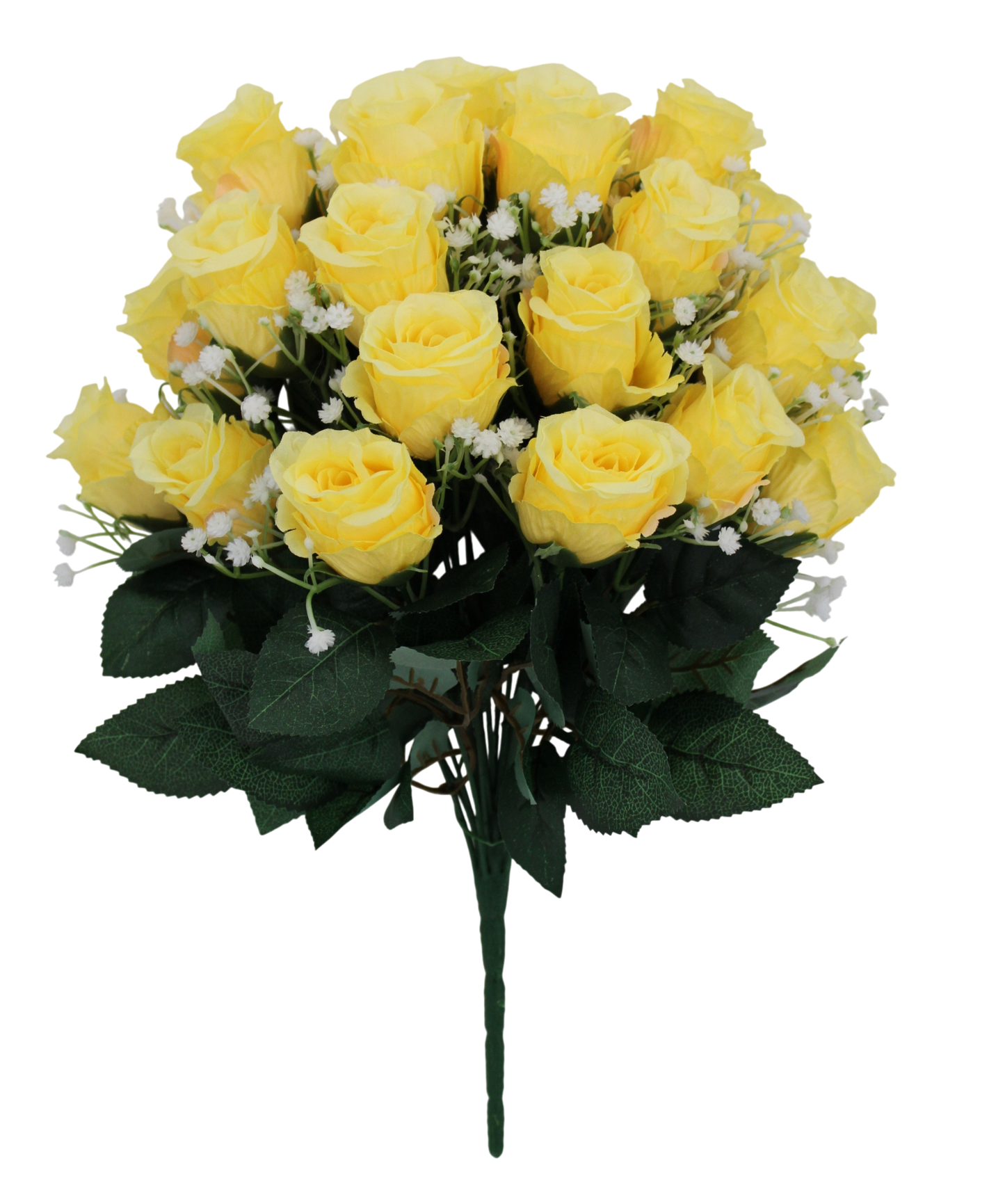 85483-YEL 17 IN ROSE BUD BUSH X 24