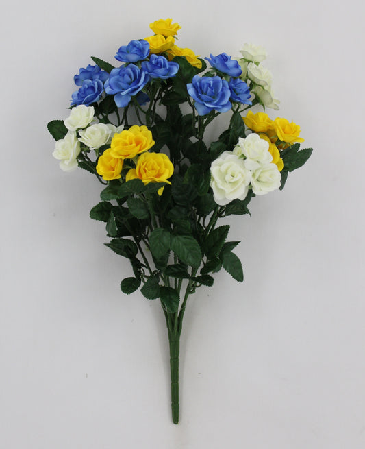 85487-CRBLYEL 15 MINI ROSE BUSH X 9
