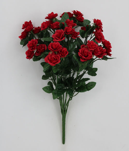 85487-RD 15 MINI ROSE BUSH X 9