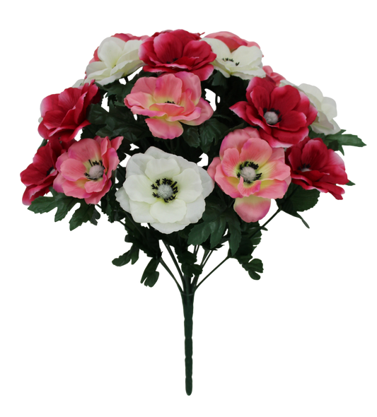 17 IN ANEMONE BUSH X 18-85505-CRBTYPK