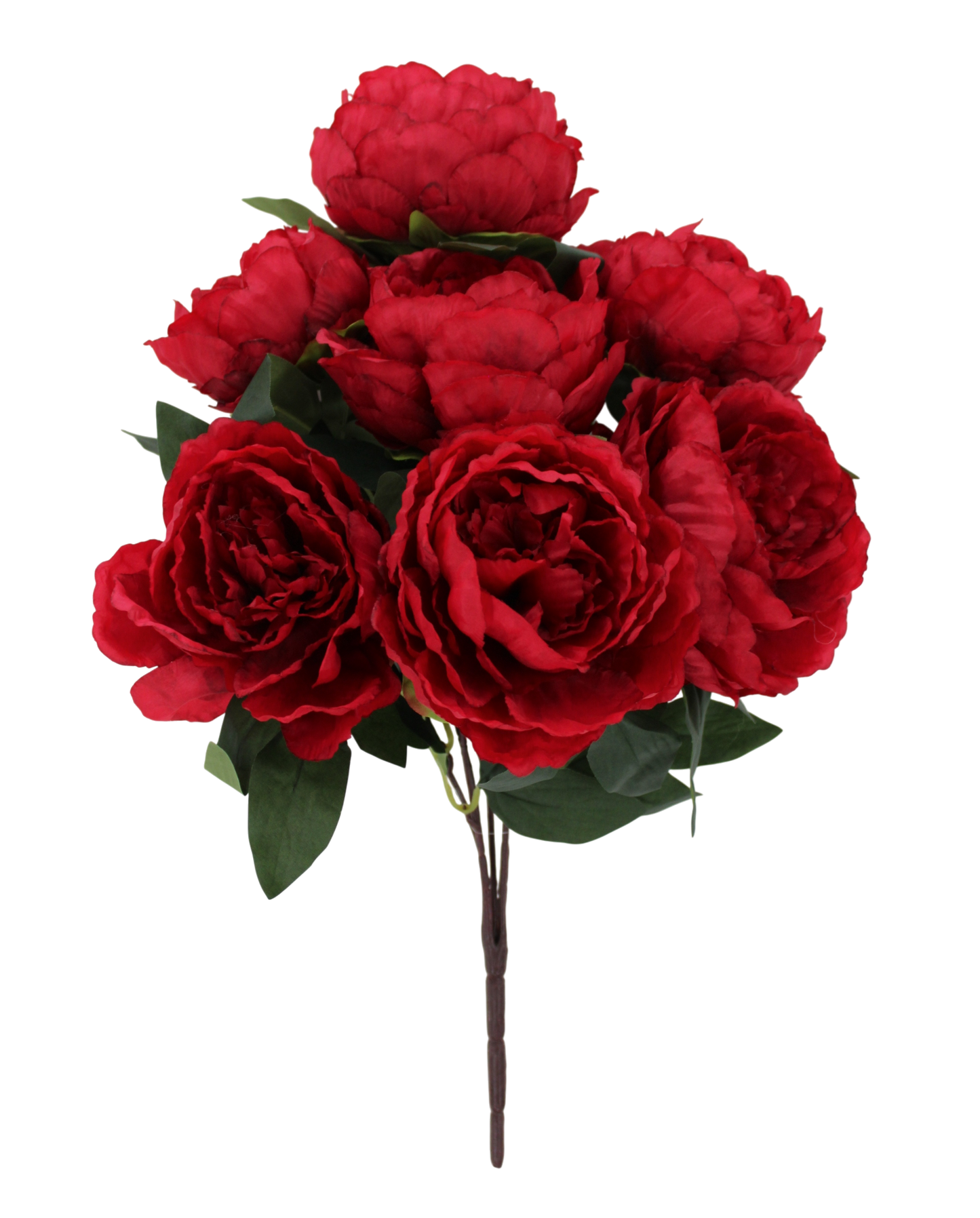 21 IN PEONY BUSH X 7 -85686-RED