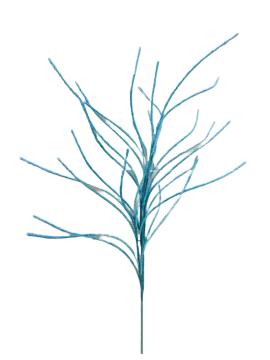 Glitter Twig Spray H30-BL-85717BL