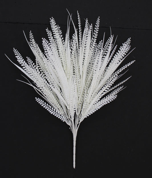 20 IN PLASTIC BUTTON FERN W-85797-WT