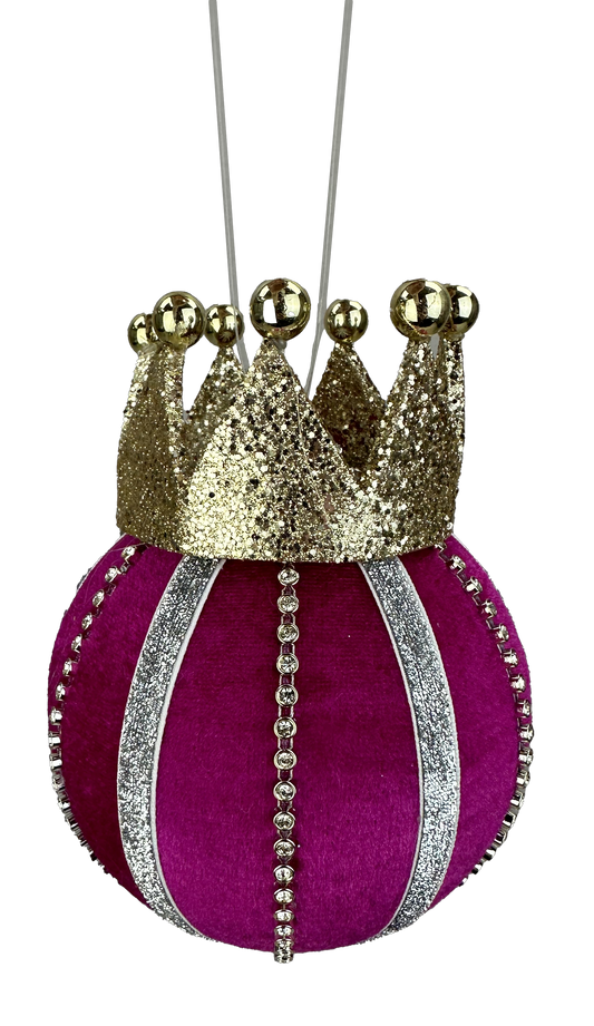 Pink and Gold Crown Ball H7xDIA5 - 86044BT