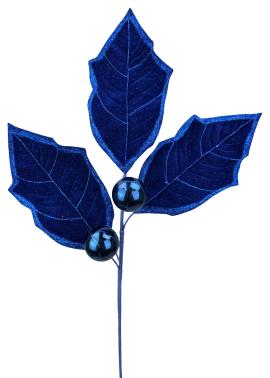 Holly Lvs Spray x 3 H27-BL-86264BL