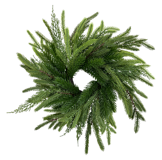 Pine Cabinet Wreath DIA16 - 86591GN