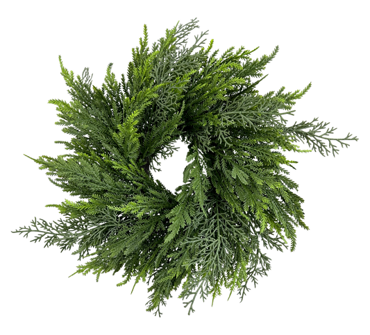 Cypress Mix Cabinet Wreath DIA14 - 86594GN