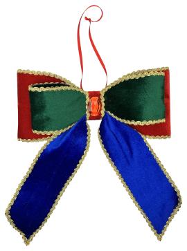 Velvet Gem Bow H12xW15-ORGB-86660RGB