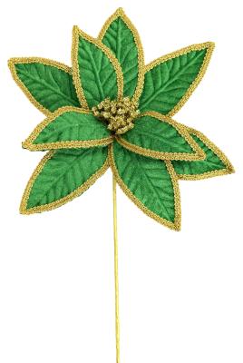 Poinsettia GD Trim Stem H22xDIA12-GN-86793GN
