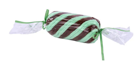 11.375"L x 2.375"Dia Peppermint Stick-Mint Green/Chocolate-XC1169W8