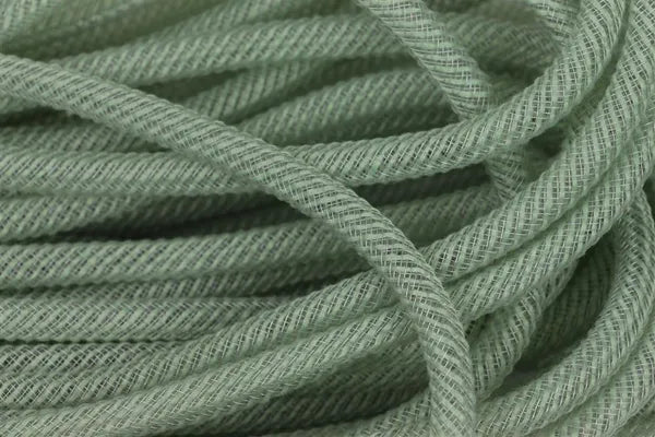 8Mmx30yd Faux Jute Flex Tubing-Sage Green-RE3665EC