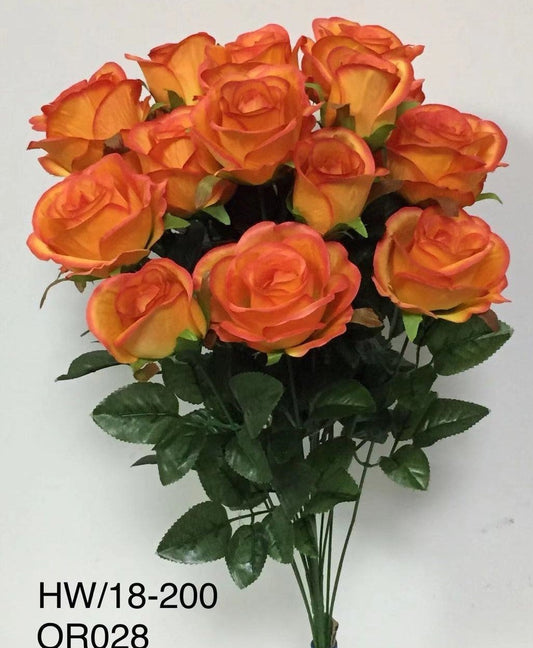 ROSE X 18 ORANGE - 95164