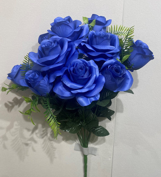 OPEN ROSE X 12 BLUE - 95264