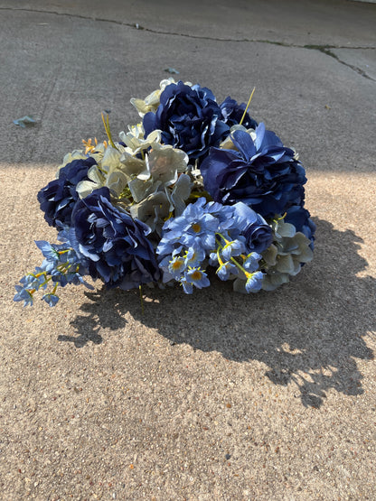 30" PEONY HYDRANGEA ROSE BUD BUSH X 36-85980-BL