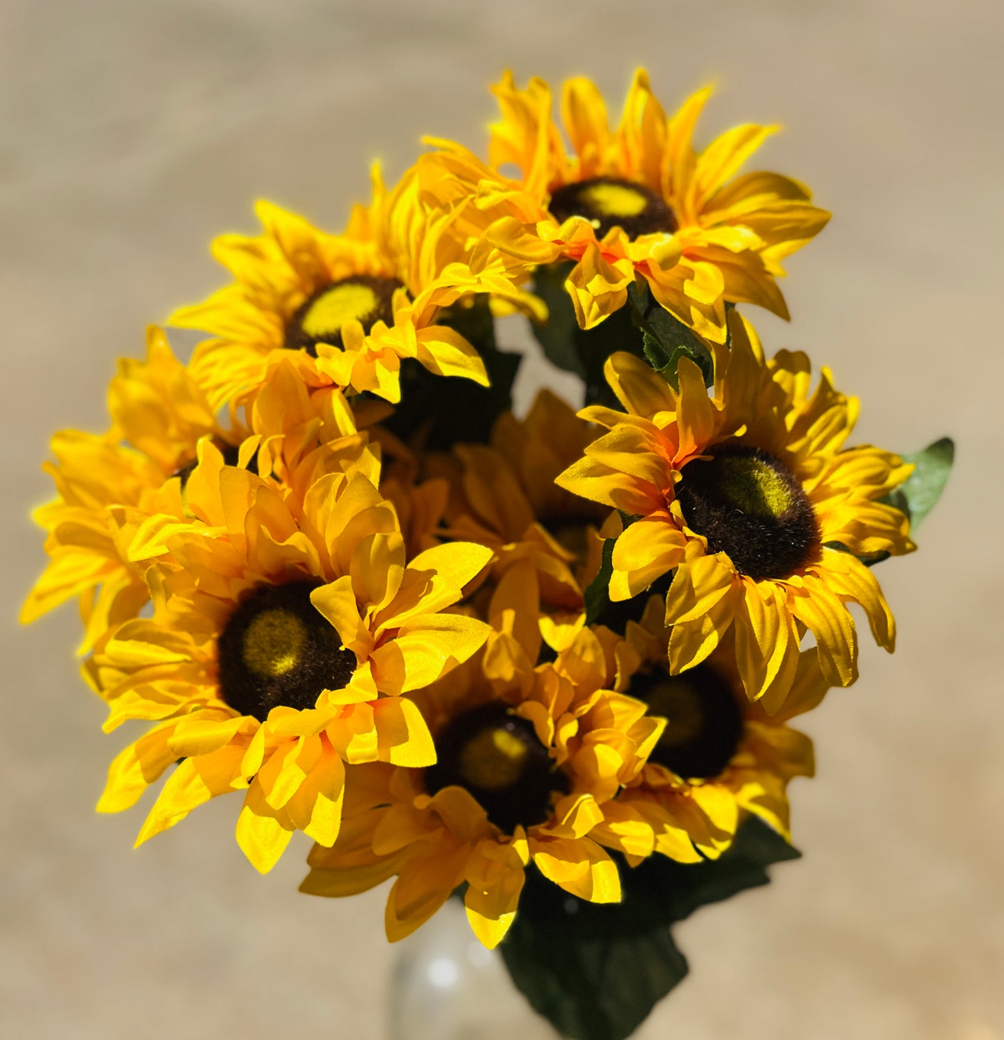 SUNFLOWER BUSH X 9-YELLOW-10911