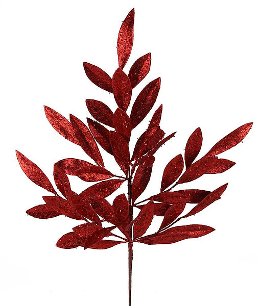 23.5" BAY LEAF SPRAY- RED- XX088524