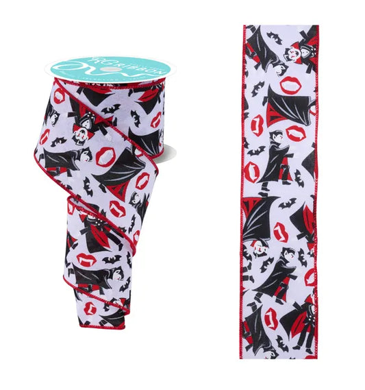 2.5" x 10yd Vampires-White/Red/Black/Grey-RGF192427