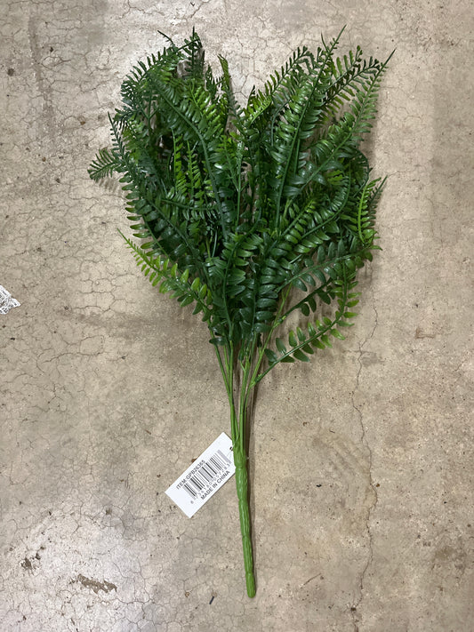 20" BOWER FERN BUSH X 6-GPB26365-GREEN