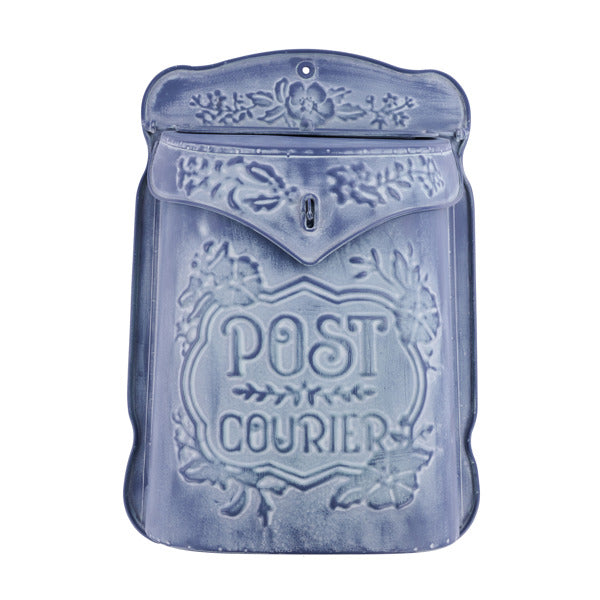 15.5"H X 10.5"L X 4.25"W METAL MAILBOX - VERDI GREEN/GREY - AM048368
