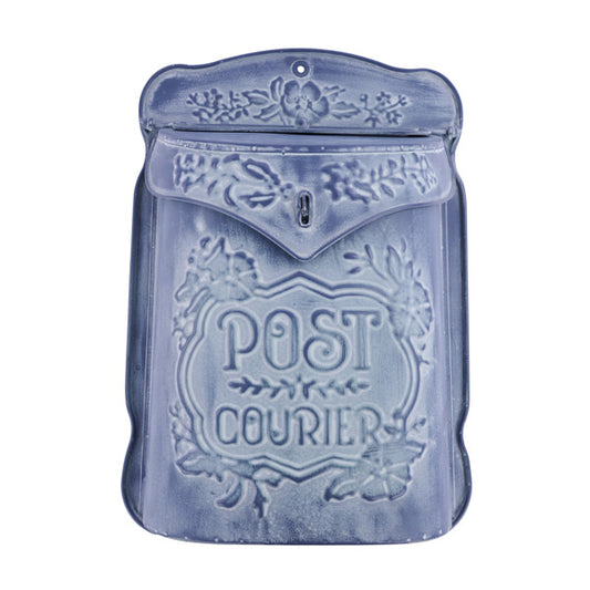 15.5"H X 10.5"L X 4.25"W METAL MAILBOX - VERDI GREEN/GREY - AM048368