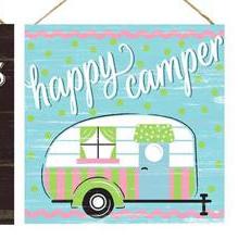 10"SQ SUMMER SIGN - PICK WATERMELON, FARMHOUSE OR CAMPER - AP7113