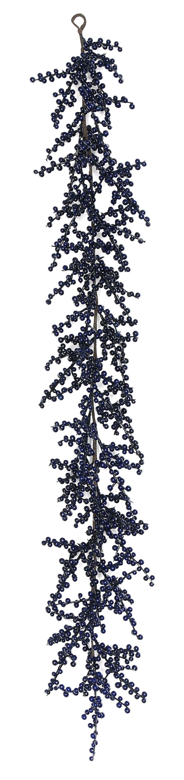 58" Blue Berry Garland - B1649-B