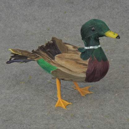 8.5" FEATHERED MALLARD DUCK - B303